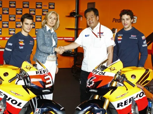 repsol honda 2010 presentazione estoril
