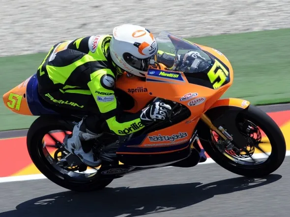 riccardo moretti 125cc mugello practice 2009