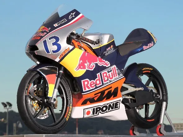 rookies cup ktm rbr 250 moto3 test