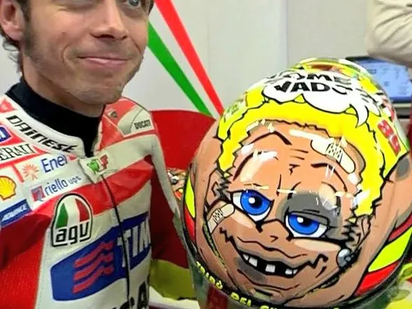 rossi casco misano
