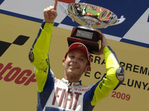 rossi catalunya podium