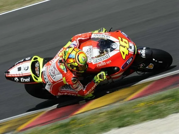rossi gp12 action mugello