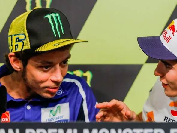 rossi marquez press conference