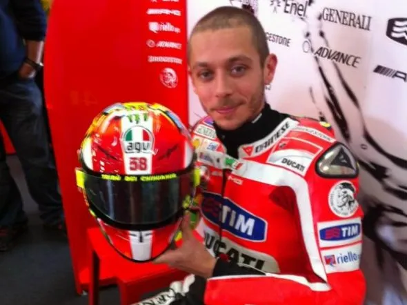 rossi sic casco