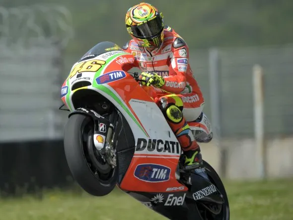 rossi test gp12 evo mugello