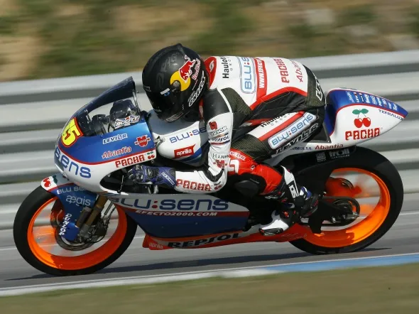 scott redding 125 winter test estoril 2009