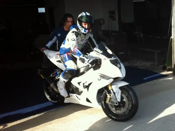 sebastien gimbert bmw fsbk test almeria 2012