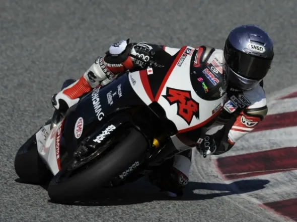 shoya tomizawa barcellona moto2test