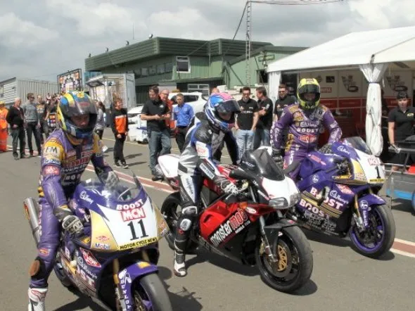 steve hislop tribute bsb knockhill 2013