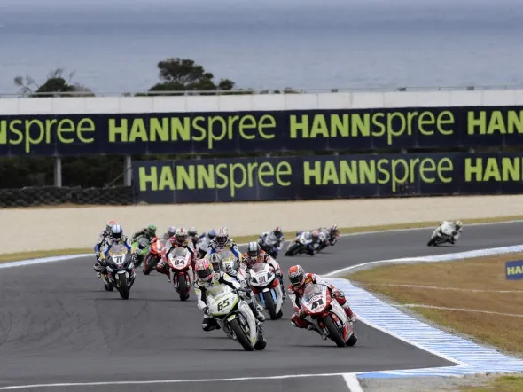 superbike phillip island start 2009