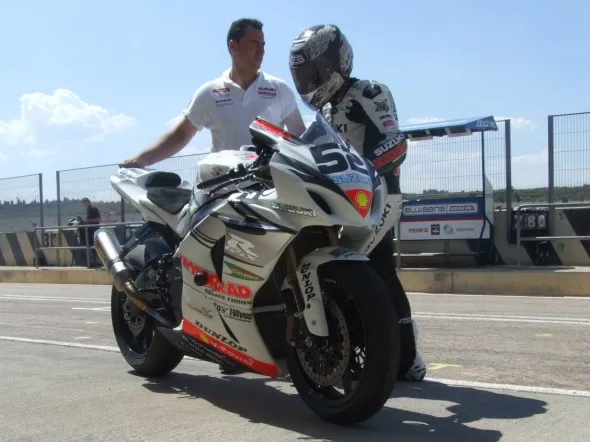 suzuki motorrad competicion test valencia