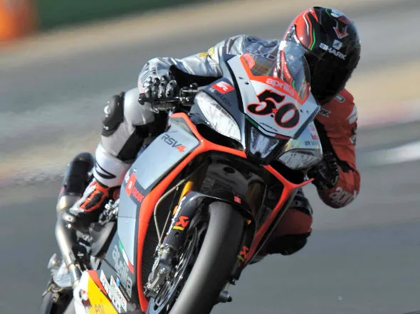 sylvain guintoli magnysbk aprilia 2014