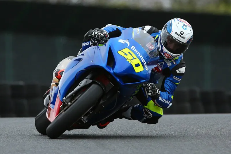 sylvain guintoli test mallory park bennetts suzuki