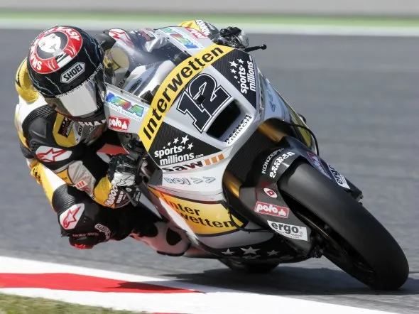 thomas luthi warmup barcellona 2012