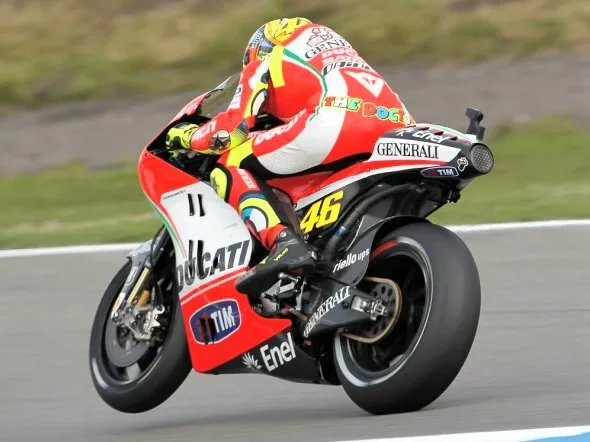 valentino rossi assen fp2 2012