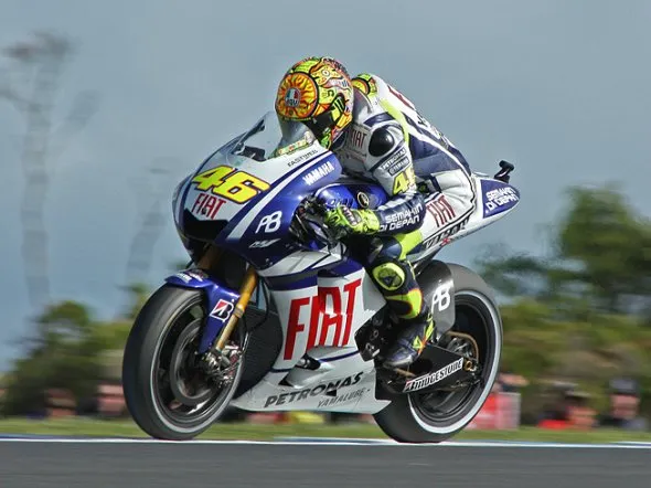 valentino rossi australia 2010