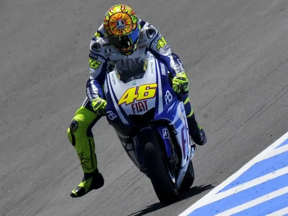 valentino rossi brake jerez