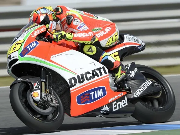 valentino rossi d3 jerez test