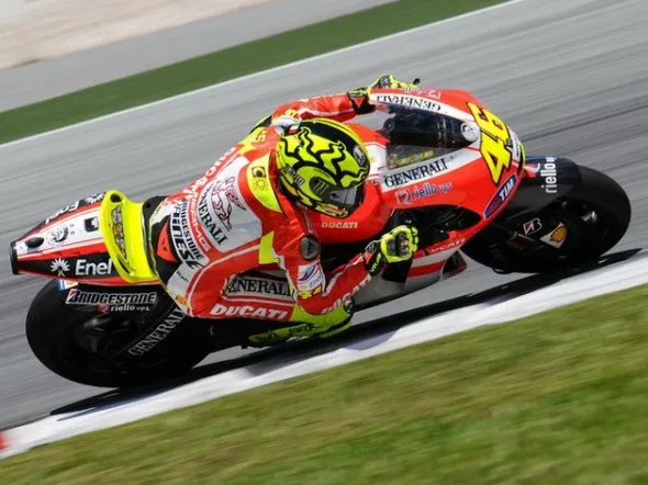 valentino rossi day2 sepang test2 motogp