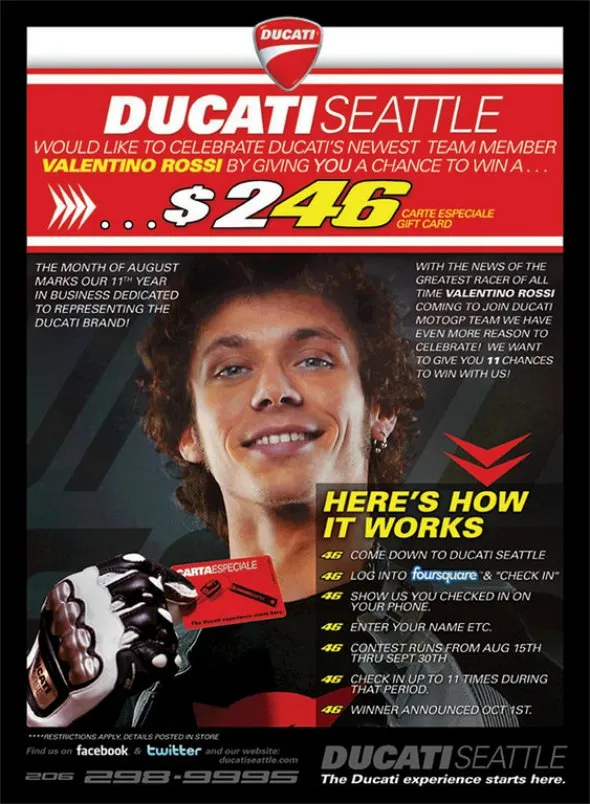 valentino rossi ducati seattle
