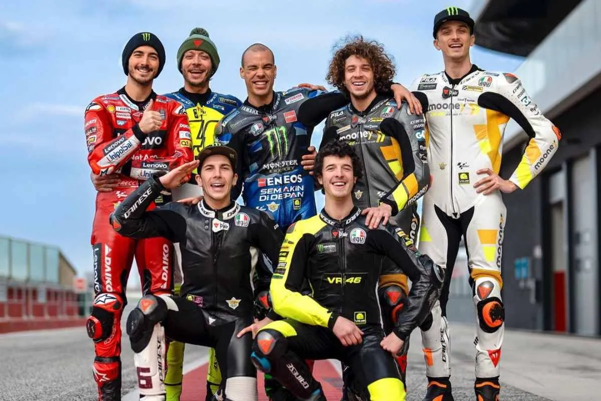 valentino rossi e la vr46 academy
