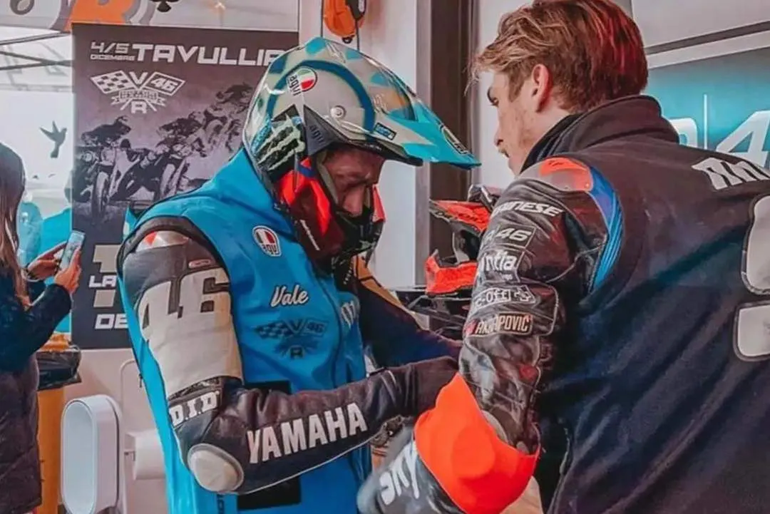 valentino rossi e luca marini