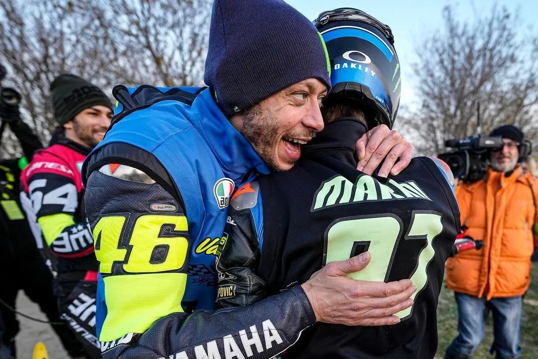 valentino rossi e luca marini