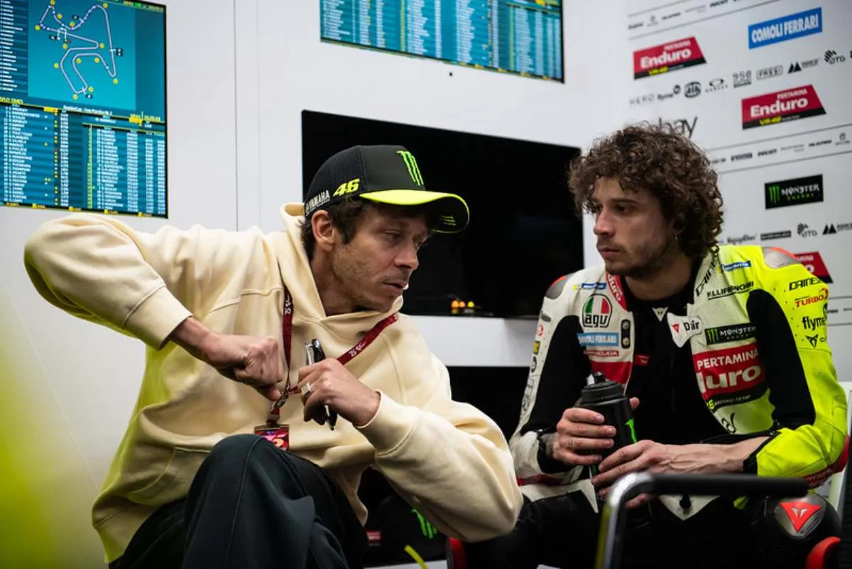 valentino rossi e marco bezzecchi