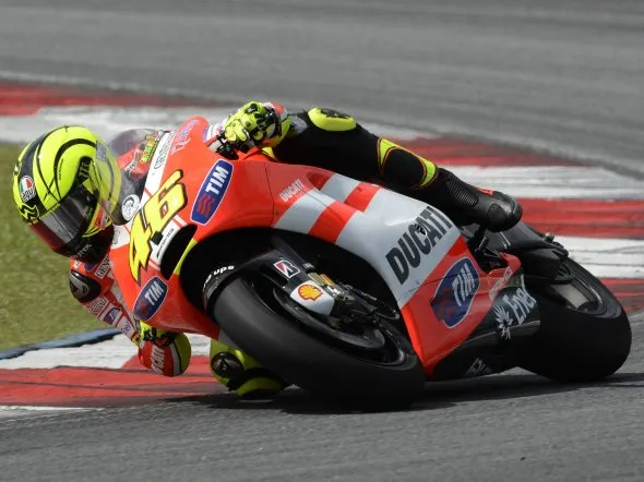 valentino rossi end test sepang2 motogp