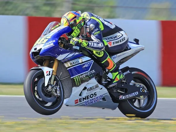valentino rossi fp2 barcellona 2013