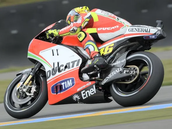 valentino rossi friday lemans 2012