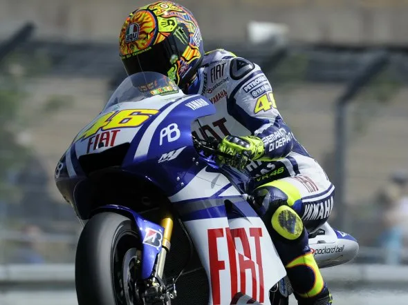 valentino rossi friday mugello 2010