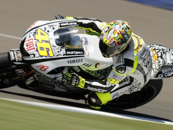 valentino rossi gara indianapolis 2010