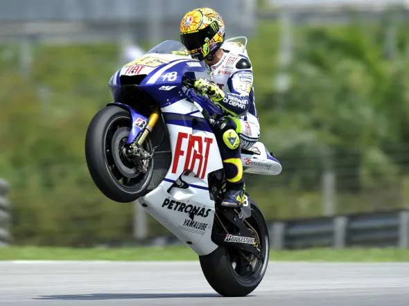 valentino rossi gara motogp sepang 2010