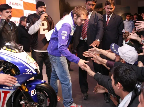 valentino rossi india 2010