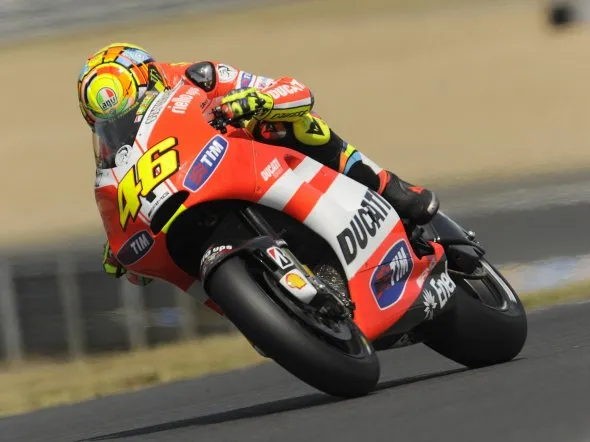 valentino rossi motogp lemans friday 1