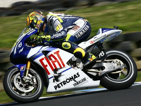 valentino rossi motogp phillip island gara 2010
