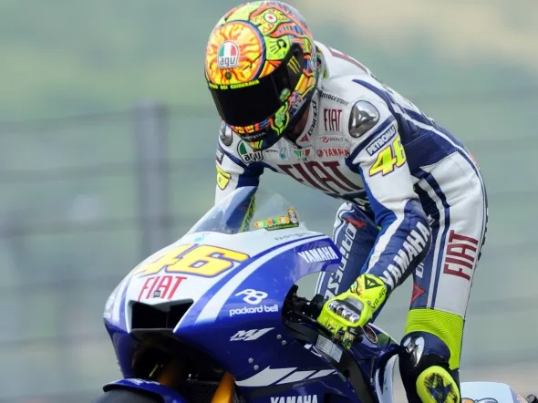 valentino rossi mugello motogp friday 2009