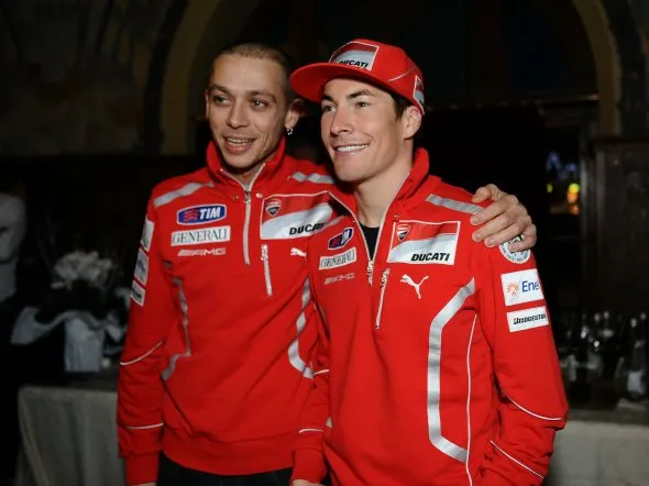 valentino rossi nicky hayden wrooom 2011