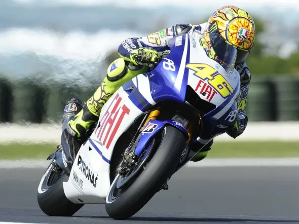 valentino rossi pi australia 2010