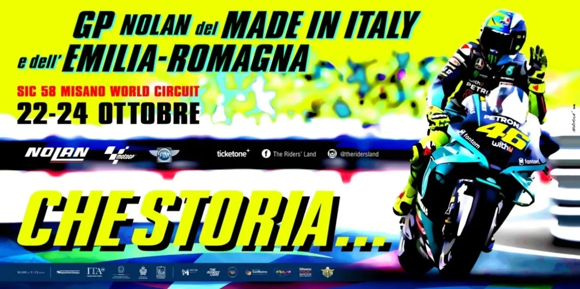 valentino rossi poster motogp misano