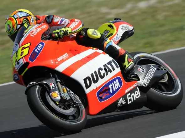 valentino rossi pre aragon chassis