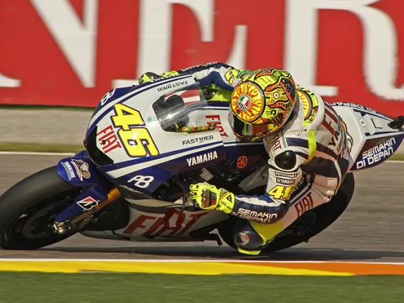 valentino rossi prove1 valencia 2010 motogp