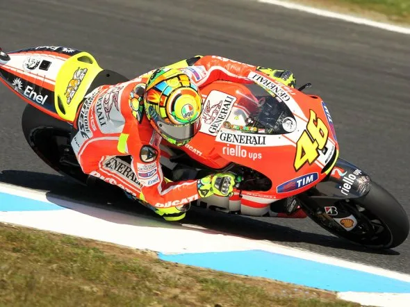valentino rossi prove2 phillip island 2011 2