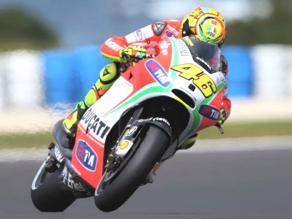 valentino rossi qp phillip island 2012