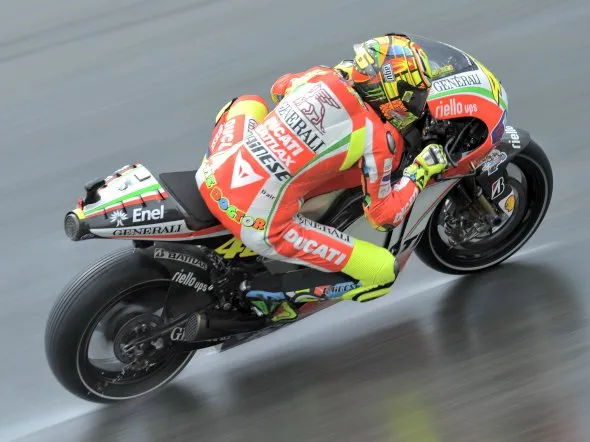 valentino rossi qp sachsenring 2012