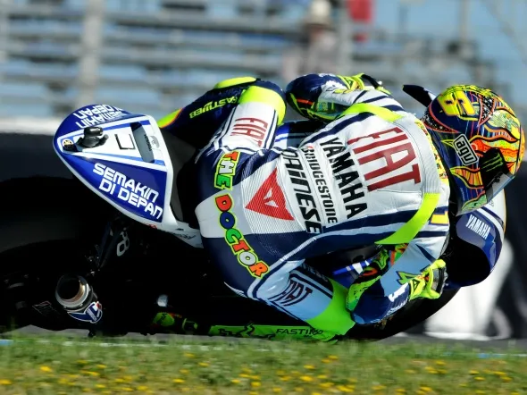 valentino rossi qualifiche jerez motogp 2010