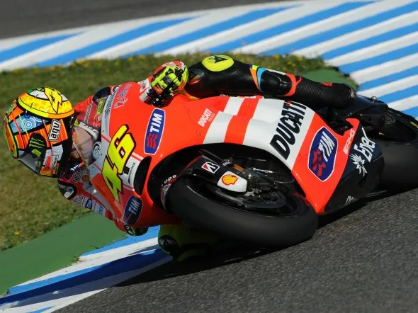 valentino rossi qualifiche jerez motogp 2011