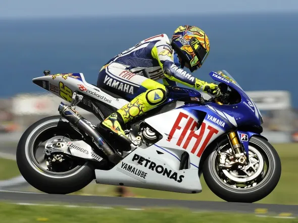 valentino rossi qualifiche phillip island 2009