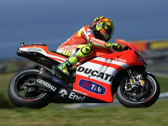valentino rossi race phillip island 2011